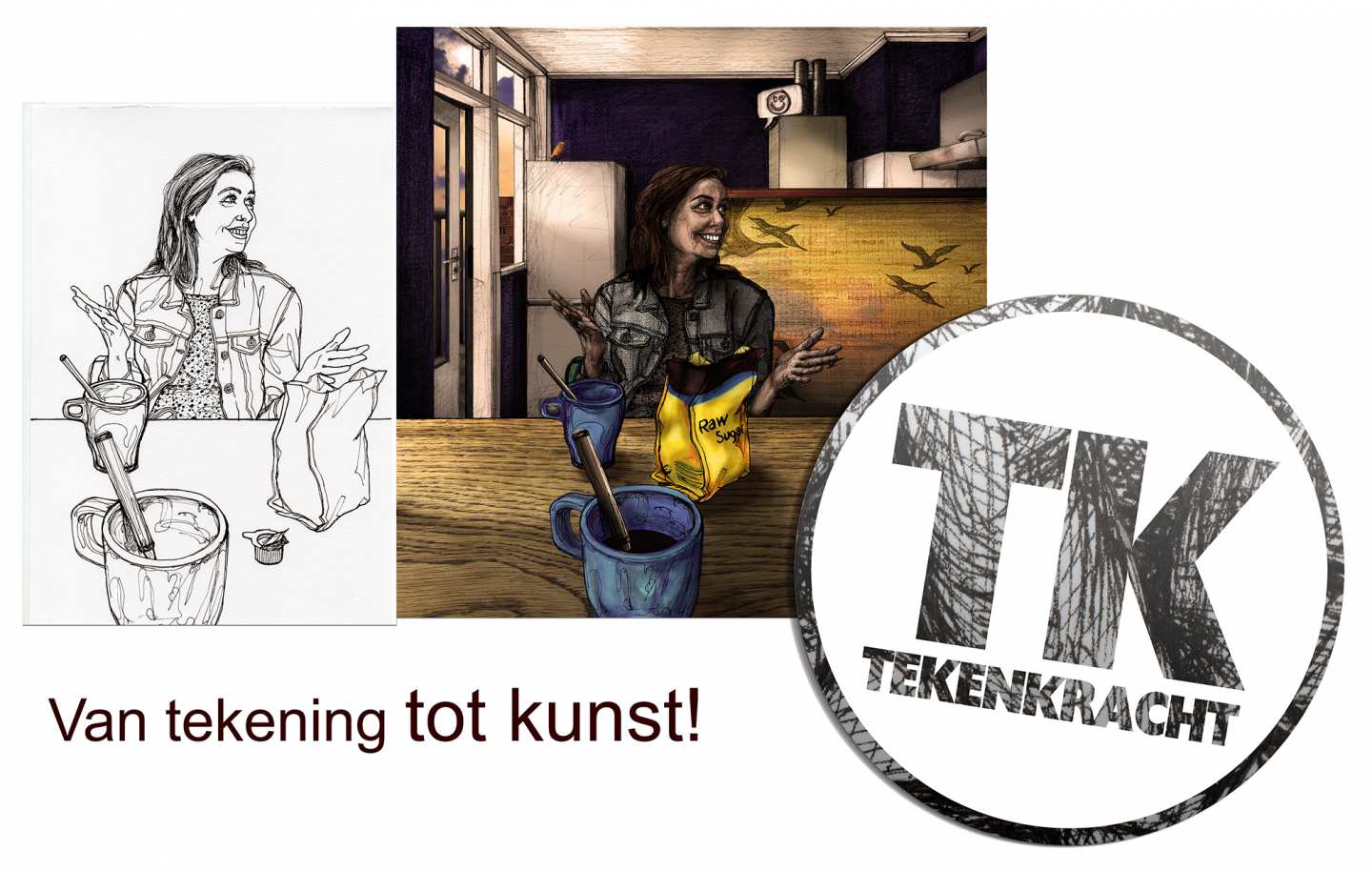 van tekening tot kunst!